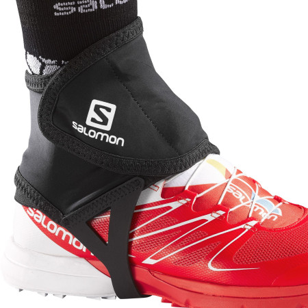 Copriscarpe, manicotti e gambali Salomon Trail Gaiters Low nero Black
