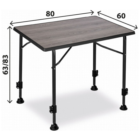 Tavola Brunner Linear Greywood 80