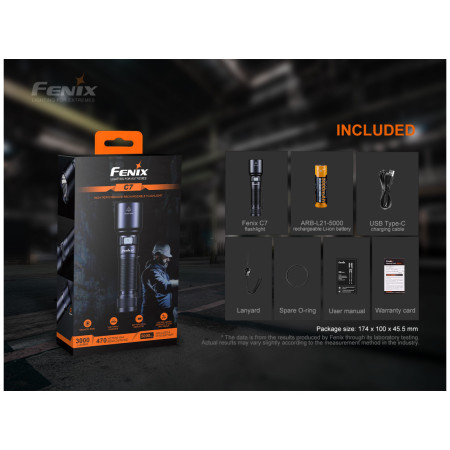 Torcia ricaricabile Fenix C7