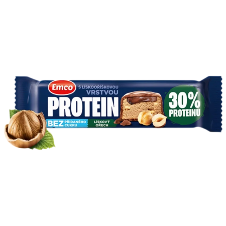 Barretta proteica Emco Lískový oříšek 45g