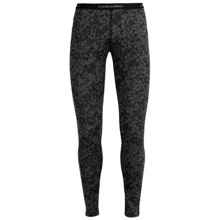 Leggings da donna Icebreaker 200 Oasis Leggings Forest Shadows nero/grigio Black/Aop