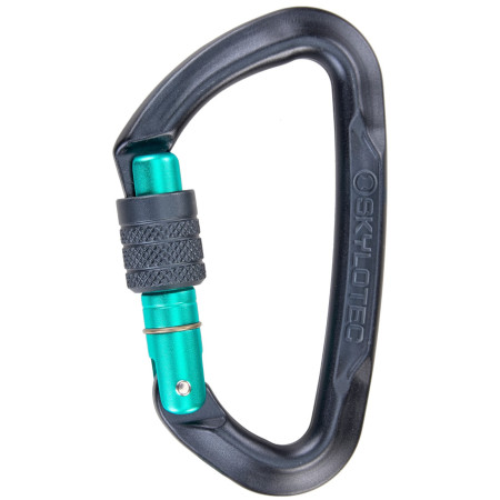 Moschettone Skylotec Lime SG (screw gate) grigio/verde Anthracite/Acquamarine