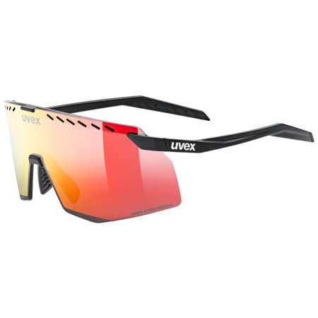 Occhiali da sole Uvex Pace Stage Cv nero/rosso Black Matt/Mir. Red