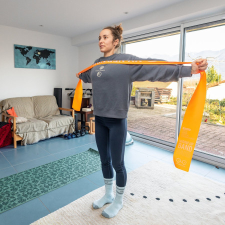 Fasce per allenamento YY VERTICAL Warm Up Band Blue Medium