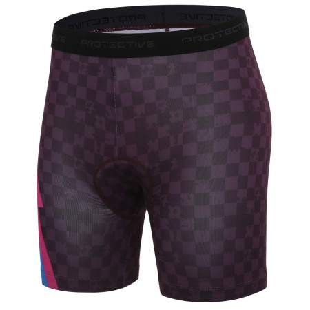 Pantaloncini da ciclismo da donna Protective 126011-690 P-Vert W bordeaux wine