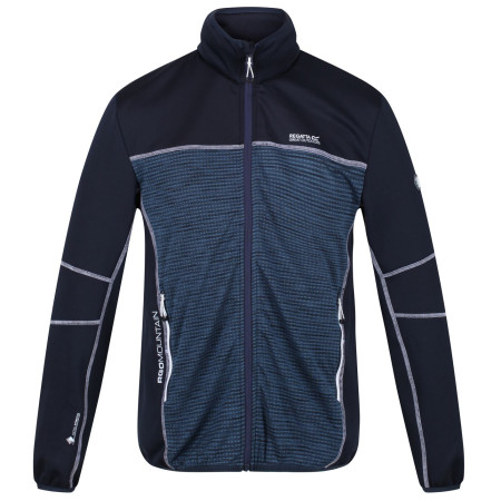 Felpa da uomo Regatta Yare III nero/blu Dkdenmrl/Nvy(W)