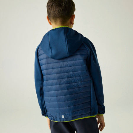 Giacca da bambino Regatta Junior Andreson Hybrid Aviator Blue