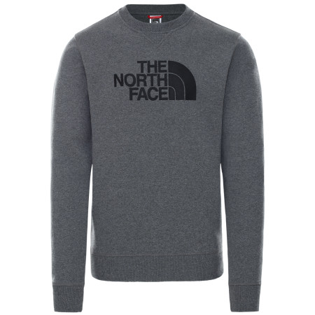 Felpa da uomo The North Face Drew Peak Crew grigio/nero Tnfmedixgreyhtr/Tnfblack