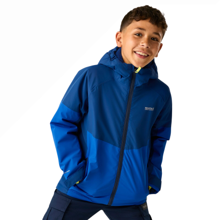 Giacca invernale per bambini Regatta Hillain Warm Lined Blue