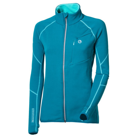 Felpa tecnica da donna Progress Tramontana blu modrozelená