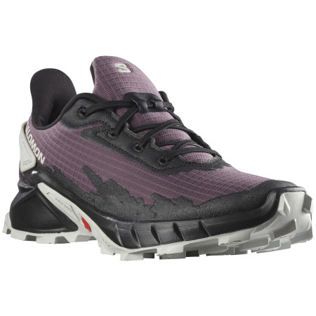 Scarpe da corsa da donna Salomon Alphacross 4 viola/nero Moonscape / Black / Lunar Rock
