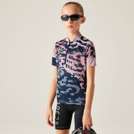 Maglia da ciclismo per bambini Dare 2b Dynamite Jersey Nvy Graffiti