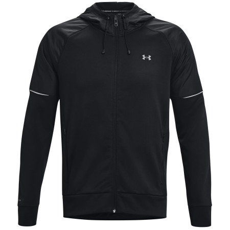 Felpa da uomo Under Armour AF Storm FZ Hoodie nero Black / / Pitch Gray