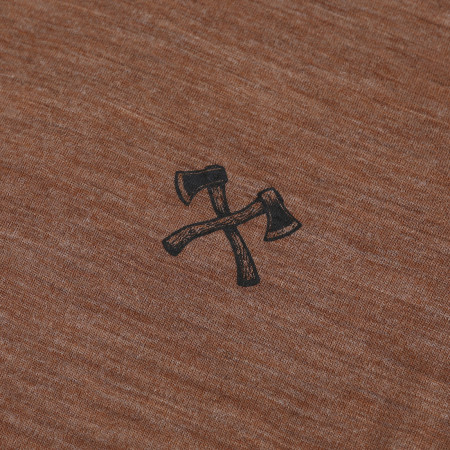 Maglietta da uomo Zulu Merino Timber 160 Short Comfy