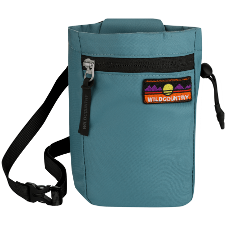 Sacchetto porta magnesite Wild Country Flow Chalk Bag blu deepwater