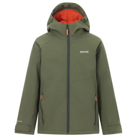 Giacca invernale per bambini Regatta Hillain Warm Lined Dark Khaki khaki DrkKhaTea