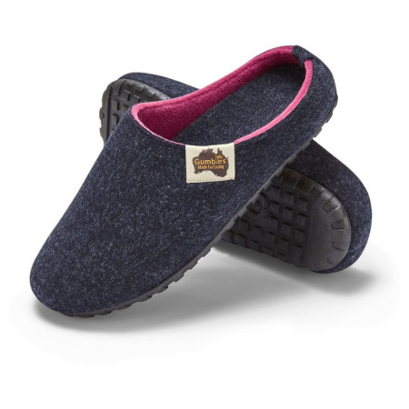 Pantofole da donna Gumbies Outback Navy & Pink