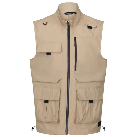 Gilet da uomo Regatta Travel Light Packaway B/W beige Oat