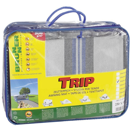 Tappeto per tenda Brunner Trip 250x700 cm grigio
