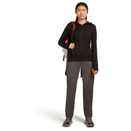 Felpa tecnica da donna Icebreaker W Mer 260 Quantum IV LS Zip Ho