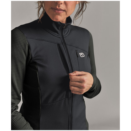 Felpa tecnica da donna Ortovox Fleece Grid Jacket W