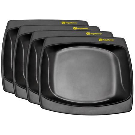 Set di piatti Ridge Monkey DLX Standard Plate Four Pack