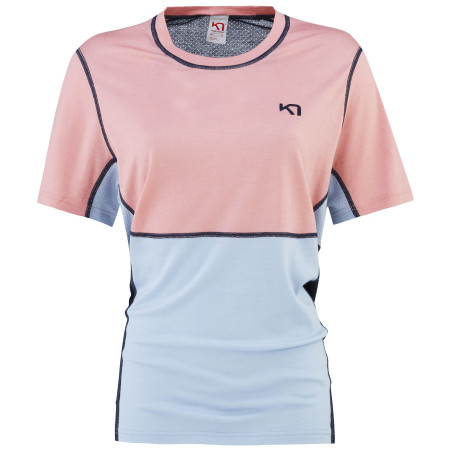 Maglietta da donna Kari Traa Lam Loose Tee blu/rosa Misty
