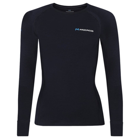 Maglietta sportiva da donna Progress MT TDRZ 250 nero/blu černo-modrá