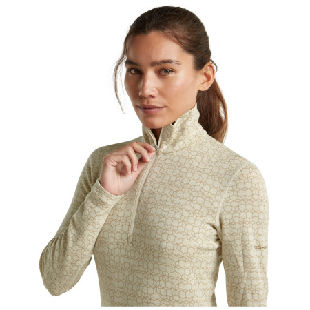 Maglietta sportiva da donna Icebreaker Women M 260 Tech Vertex LS HZ AlpGeo