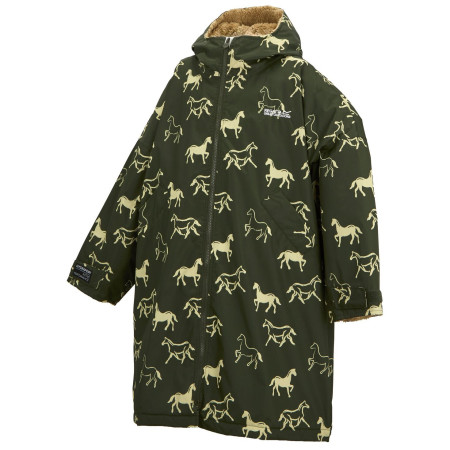 Giacca impermeabile per bambini Regatta Junior Waterproof Changing Robe DrkKhHrses