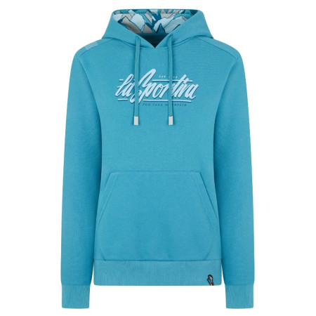 Felpa da donna La Sportiva Retro Hoody W blu Topaz