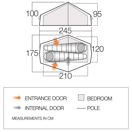 Tenda ultraleggera Force Ten Helium UL 2