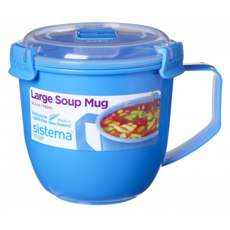 Tazza Sistema Large Soup Mug Color blu