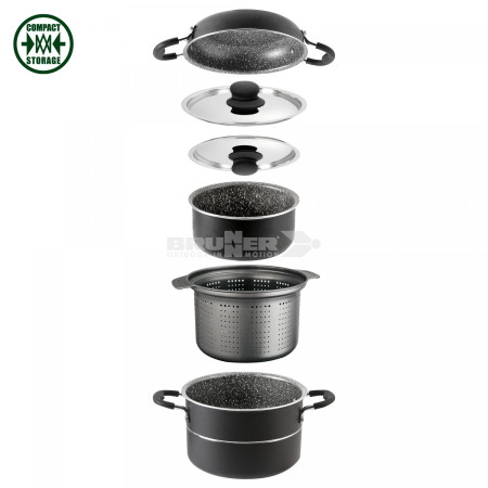 Set di stoviglie Brunner Pirate 7+1 22 cm