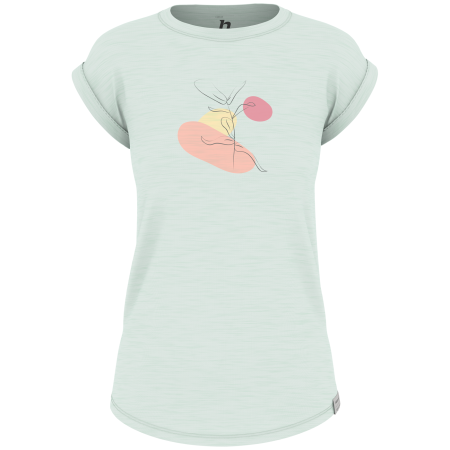 Maglietta da donna Hannah Arissa II verde blue flower