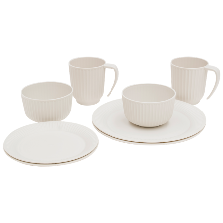 Set di stoviglie Outwell Delish 2 Person Dinner Set beige Sandstone
