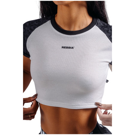 Maglietta da donna Nebbia Crop Top Leopard '97 Primal