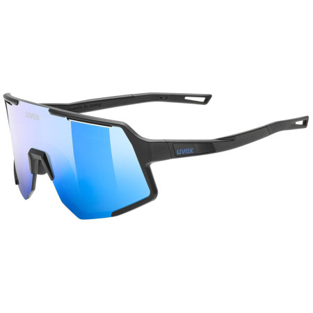Occhiali da sole Uvex Sequenze nero/blu BLACK MATT / MIR.BLUE