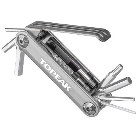 Kit attrezzi per bicicletta Topeak Tubi 11 argento silver