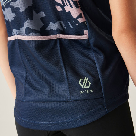 Maglia da ciclismo per bambini Dare 2b Dynamite Jersey Nvy Graffiti