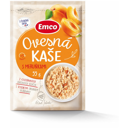 Porridge Emco Porridge con albicocche 55g
