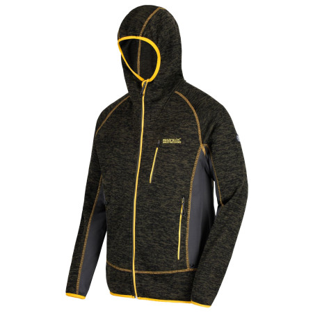 Felpa da uomo Regatta Cartersville V nero Dkkhak/Slgry