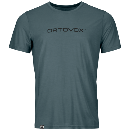 Maglietta funzionale da uomo Ortovox 150 Cool Brand Ts M grigio/nero Dark Arctic Grey