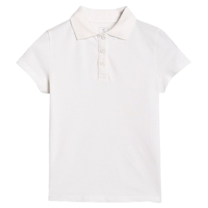 Maglietta da bambino 4F Polo Shirt F613 bianco WHITE
