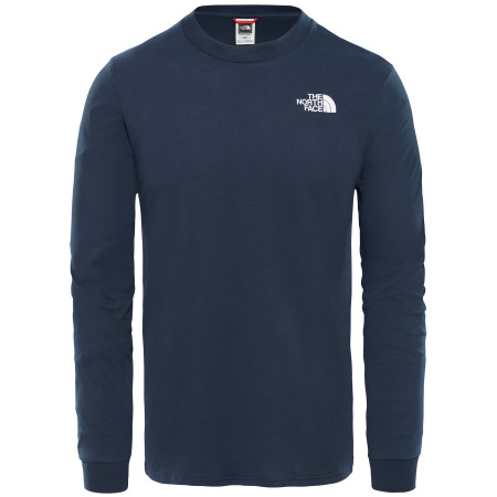 Maglietta da uomo The North Face Simple Dome Tee Long Sleeve blu scuro UrbanNavy