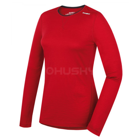 Maglietta sportiva da donna Husky Merino dl.rukáv