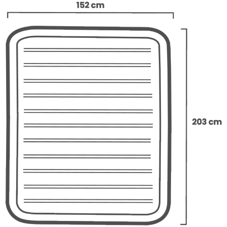 Materasso gonfiabile Intex Queen Dura-Beam Classic 64765