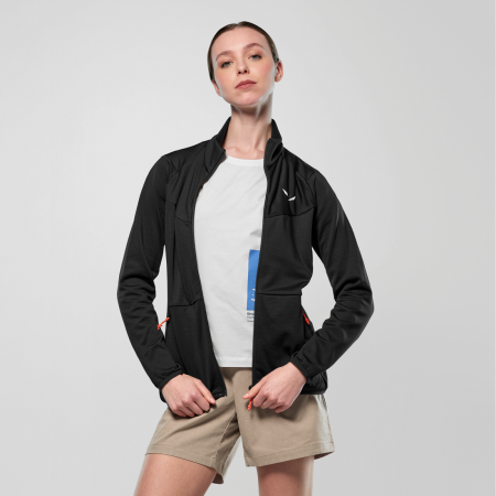 Felpa tecnica da donna Salewa Puez Cammino Pl Jkt W