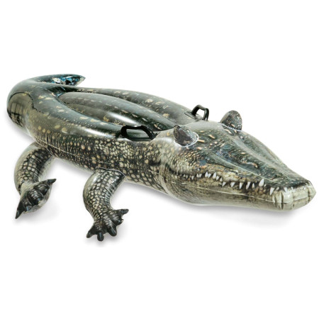 Coccodrillo gonfiabile Intex Realistic Gator RideOn 57551NP verde scuro