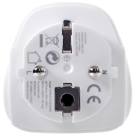 Adattatore LifeVenture World to Europe Travel Adaptor